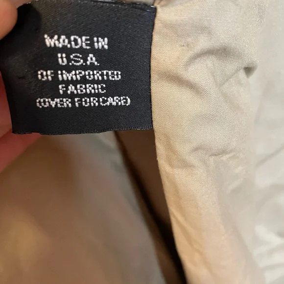 Vintage Brooks Brothers Navy Blue Trench Coat Size Large Missing Zip In Lining - Picture 7 of 16